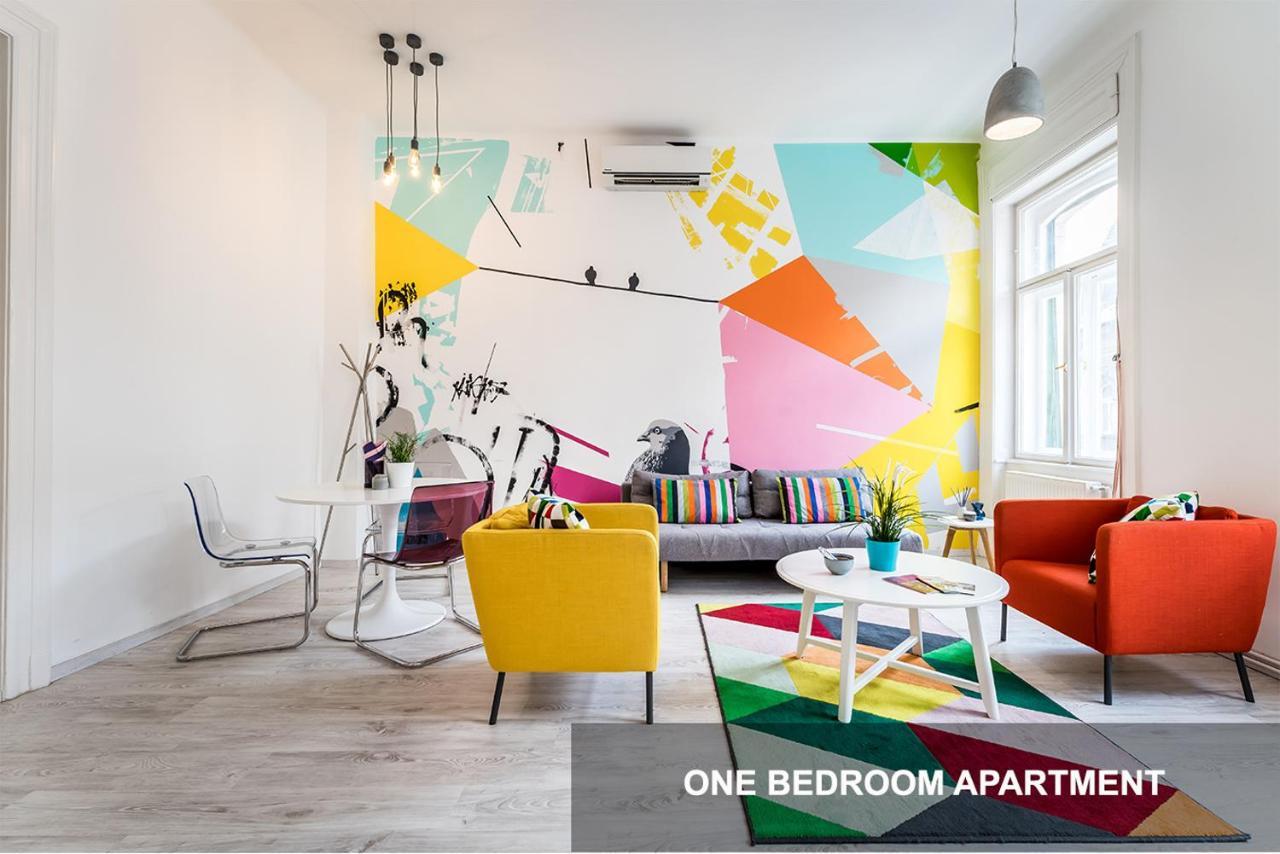 Bpr Art Of Rainbow Apartments Будапеща Екстериор снимка
